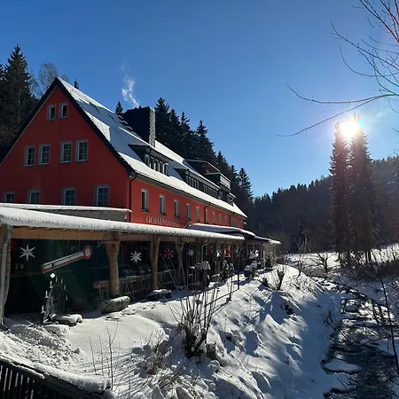 酒店 Erlebnishotel & Restaurant Fichtenhaeusel Am Poehlagrund