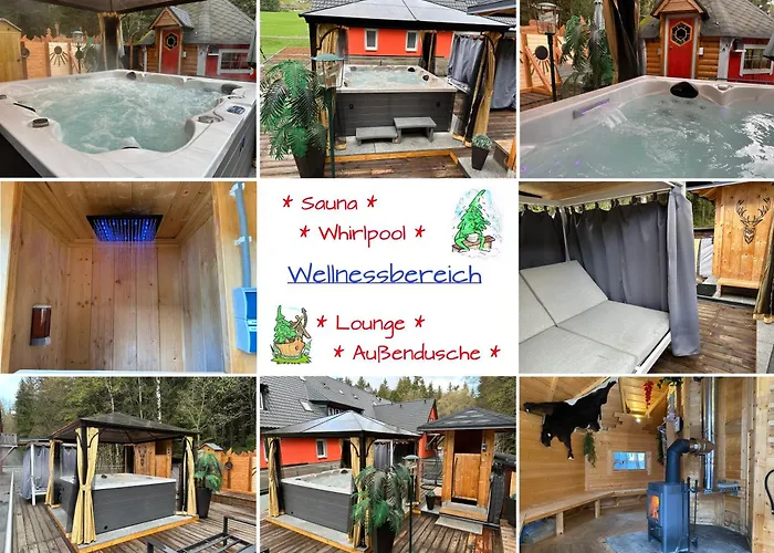 Erlebnishotel & Restaurant Fichtenhaeusel Am Poehlagrund 酒店 Kuhberg