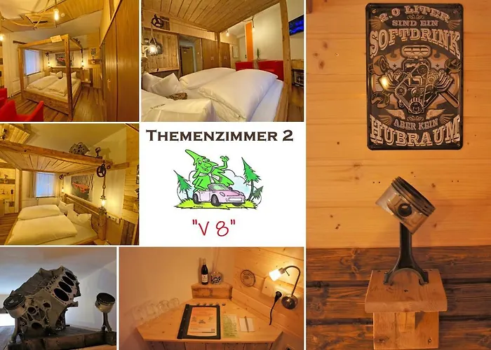 Erlebnishotel & Restaurant Fichtenhaeusel Am Poehlagrund 酒店 Kuhberg