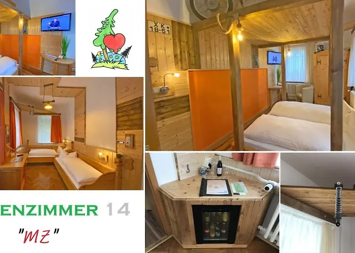 酒店 Erlebnishotel & Restaurant Fichtenhaeusel Am Poehlagrund Kuhberg