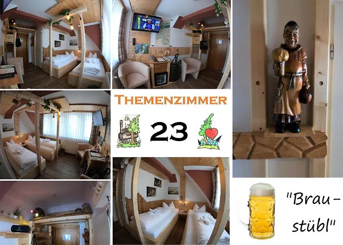 酒店 Erlebnishotel & Restaurant Fichtenhaeusel Am Poehlagrund 3*